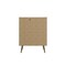 Manhattan Comfort Bogart Accent Cabinet in Off-White and Nature 255BMC10 - alternate 7